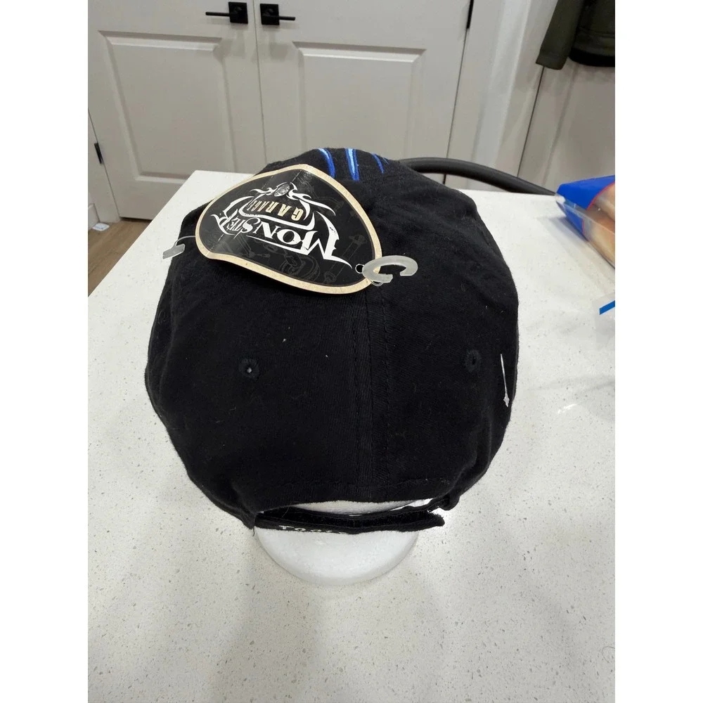 Monster Garage‎ Flame Racing Baseball Cap Black Blue Adult Men One Size